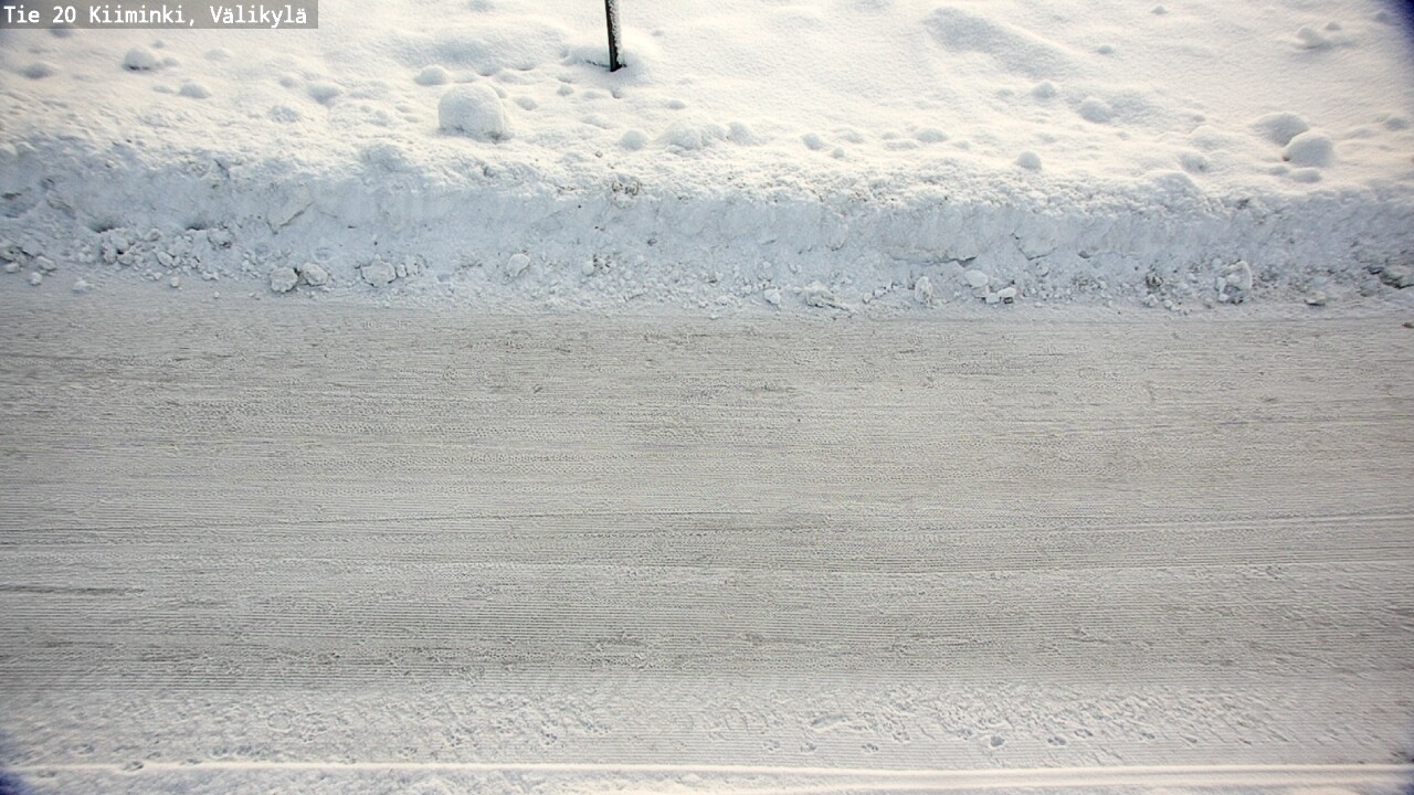 Weather Camera Image Väg 20 Uleåborg Kiiminki, Välikylä, Oulu, Pohjois-Pohjanmaa