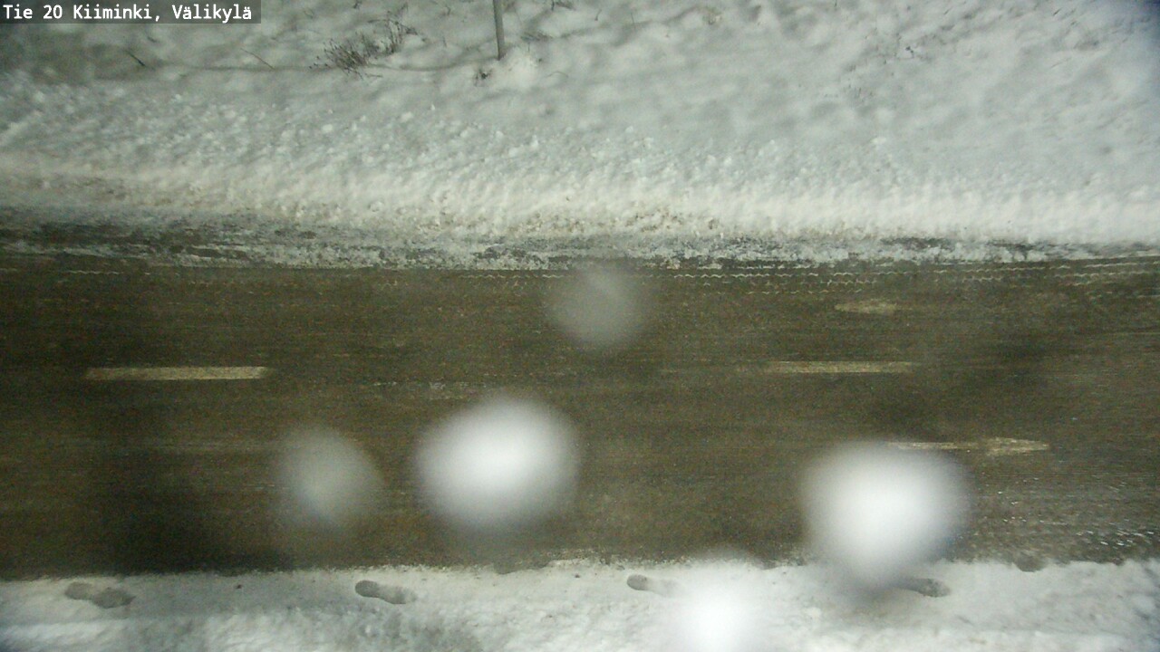 Weather Camera Image Väg 20 Uleåborg Kiiminki, Välikylä, Oulu, Pohjois-Pohjanmaa