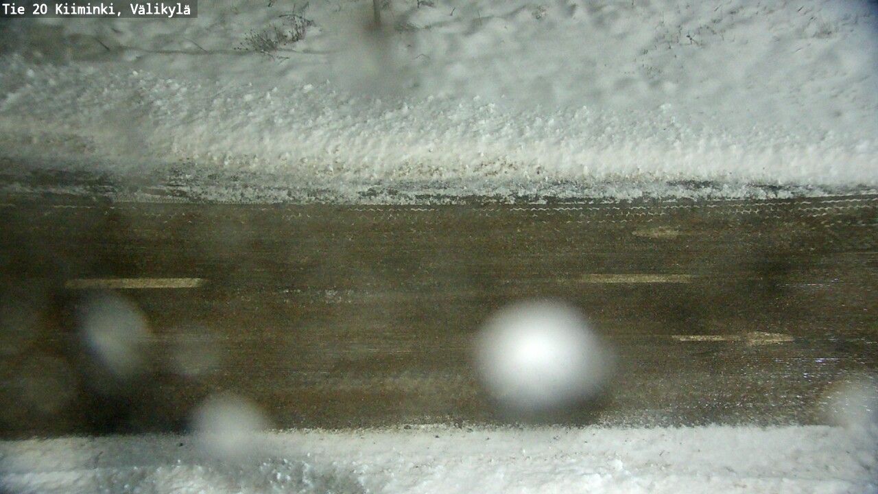 Weather Camera Image Väg 20 Uleåborg Kiiminki, Välikylä, Oulu, Pohjois-Pohjanmaa