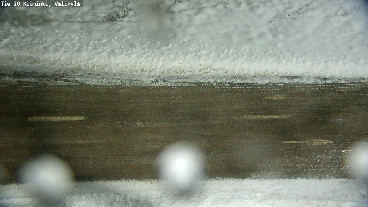 Weather Camera Image Väg 20 Uleåborg Kiiminki, Välikylä, Oulu, Pohjois-Pohjanmaa