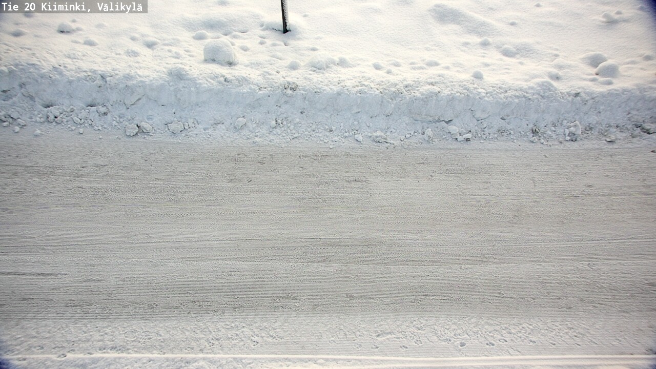 Weather Camera Image Väg 20 Uleåborg Kiiminki, Välikylä, Oulu, Pohjois-Pohjanmaa