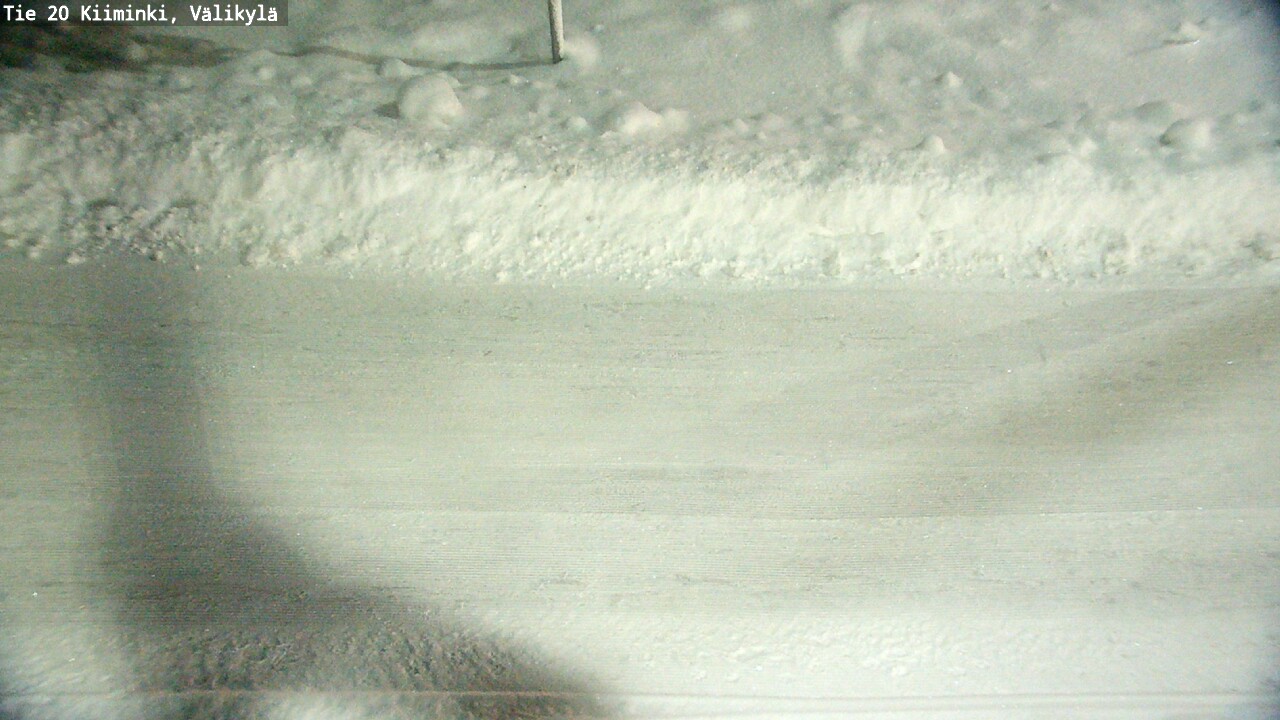 Weather Camera Image Väg 20 Uleåborg Kiiminki, Välikylä, Oulu, Pohjois-Pohjanmaa