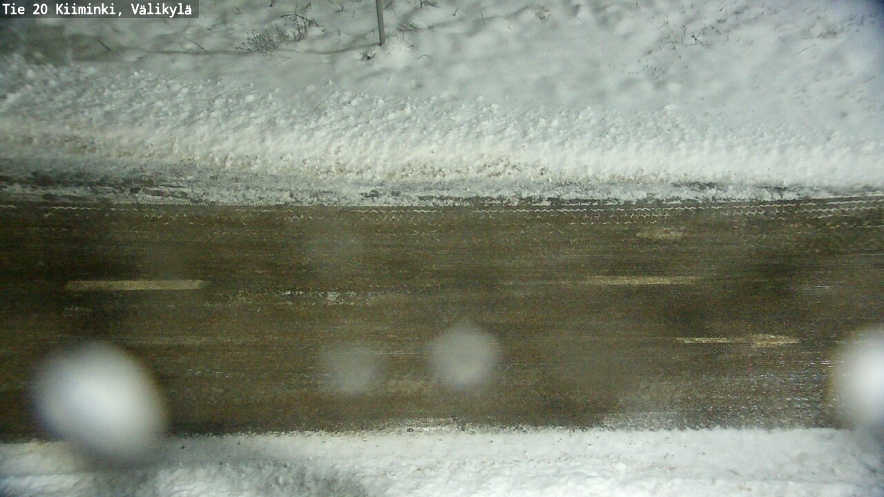 Weather Camera Image Väg 20 Uleåborg Kiiminki, Välikylä, Oulu, Pohjois-Pohjanmaa