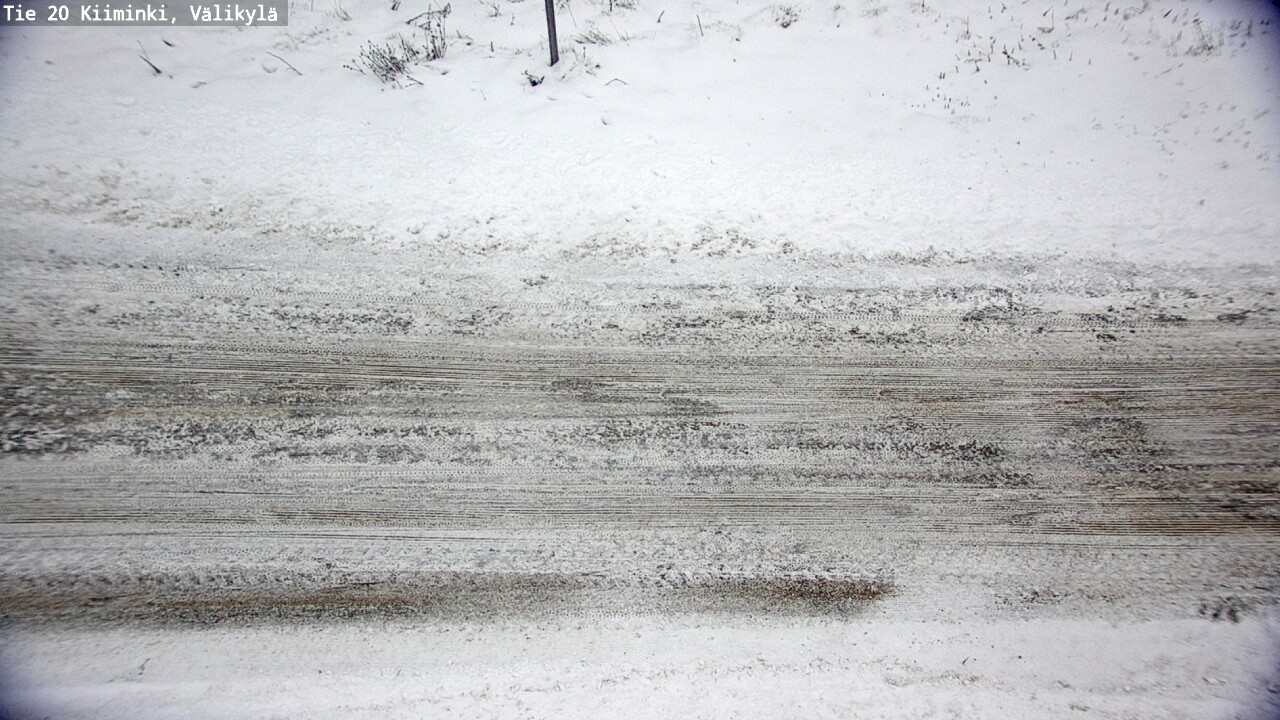 Weather Camera Image Väg 20 Uleåborg Kiiminki, Välikylä, Oulu, Pohjois-Pohjanmaa