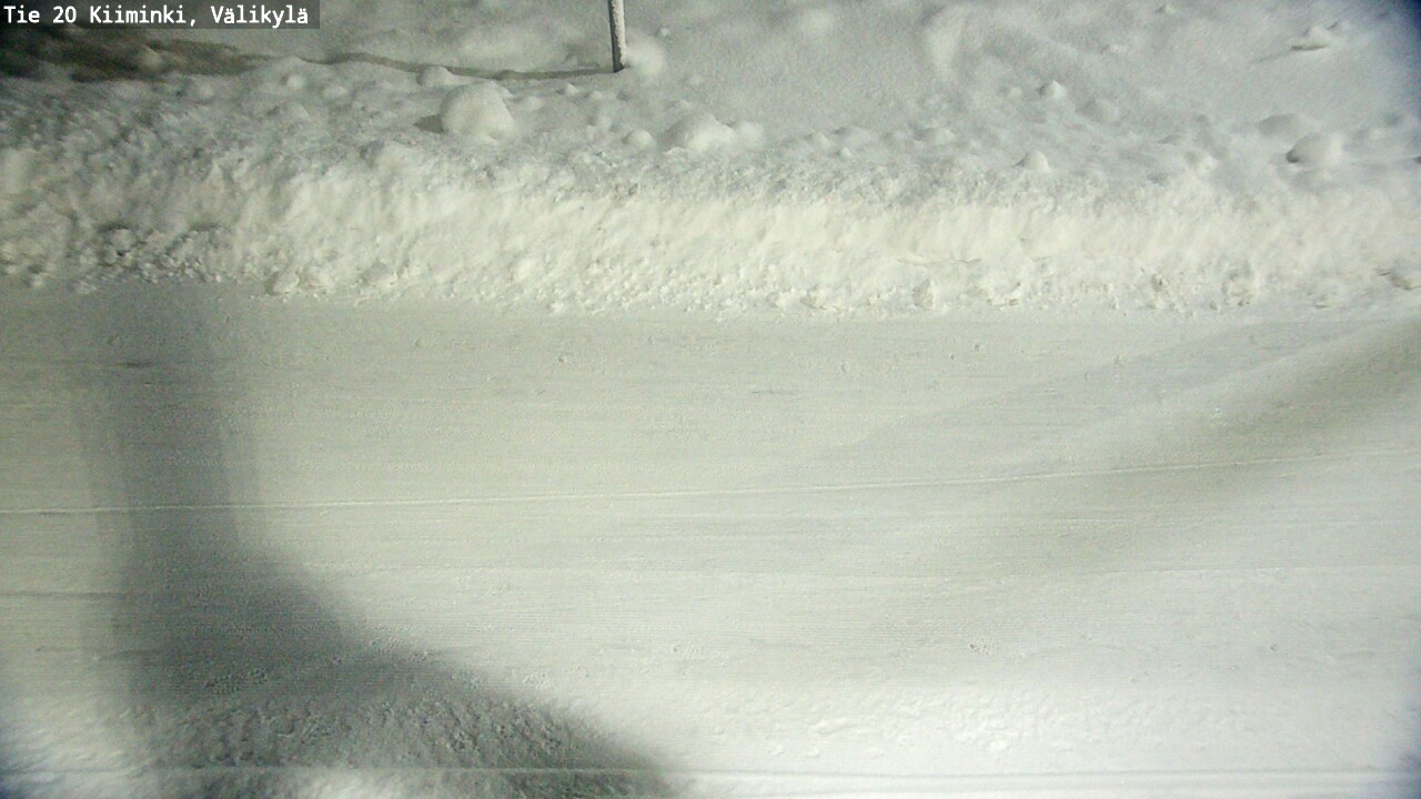 Weather Camera Image Road 20 Oulu Kiiminki, Välikylä, Oulu, Pohjois-Pohjanmaa