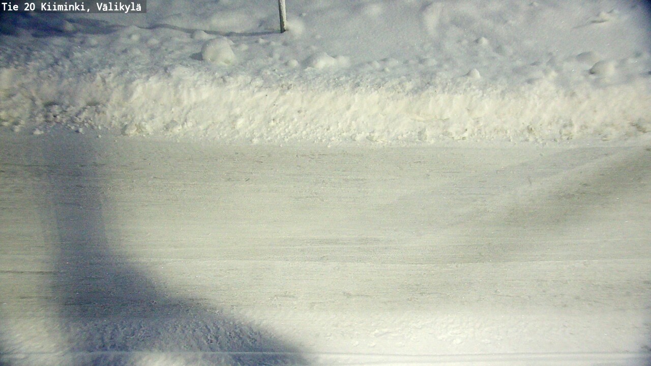 Weather Camera Image Väg 20 Uleåborg Kiiminki, Välikylä, Oulu, Pohjois-Pohjanmaa