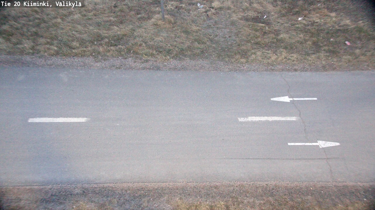 Weather Camera Image Road 20 Oulu Kiiminki, Välikylä, Oulu, Pohjois-Pohjanmaa