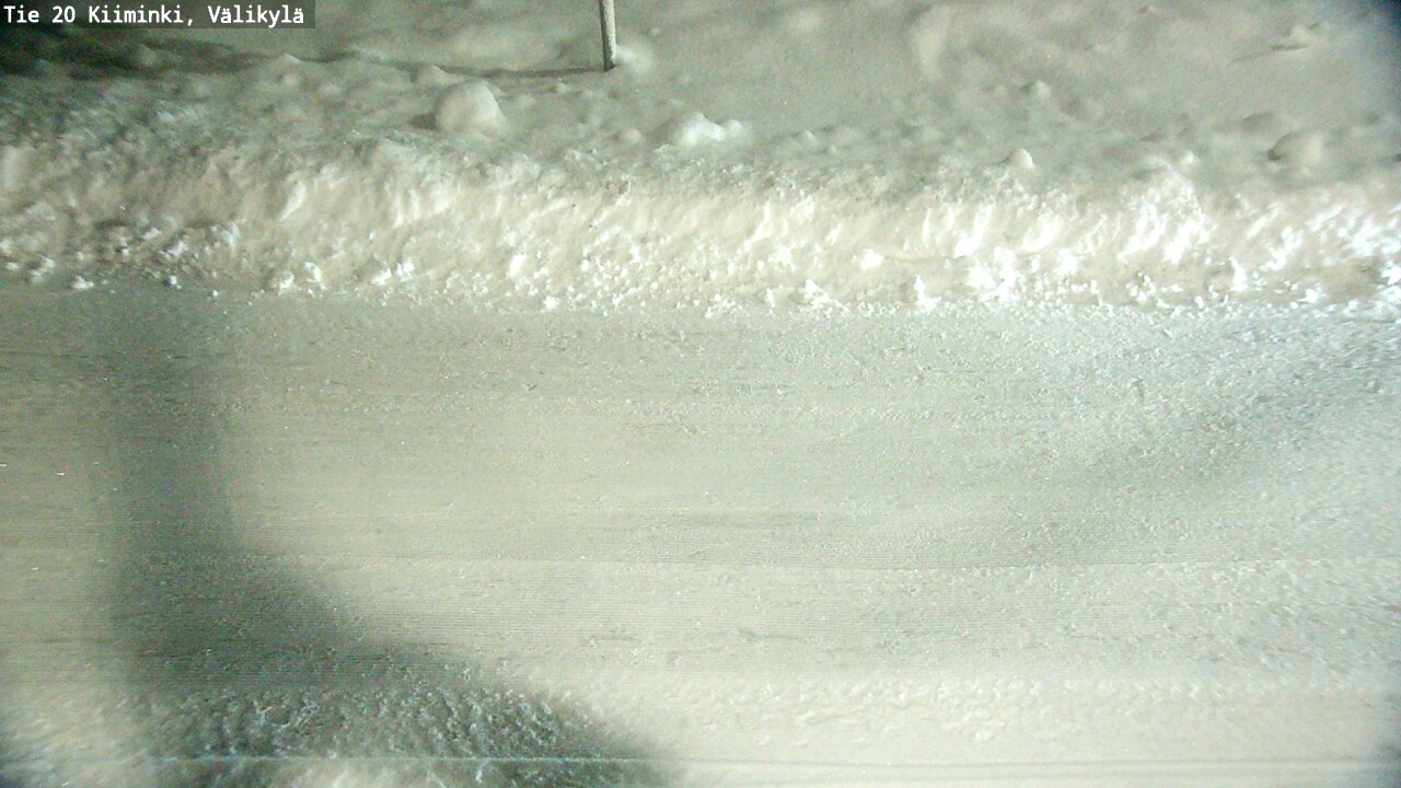 Weather Camera Image Väg 20 Uleåborg Kiiminki, Välikylä, Oulu, Pohjois-Pohjanmaa