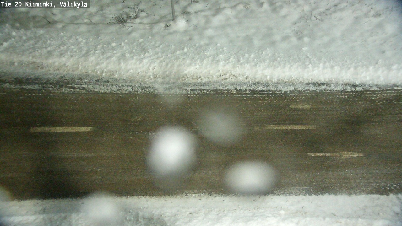 Weather Camera Image Väg 20 Uleåborg Kiiminki, Välikylä, Oulu, Pohjois-Pohjanmaa