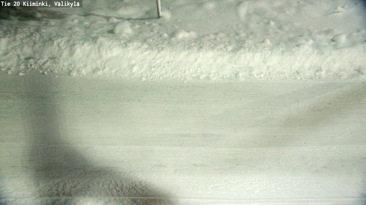 Weather Camera Image Väg 20 Uleåborg Kiiminki, Välikylä, Oulu, Pohjois-Pohjanmaa