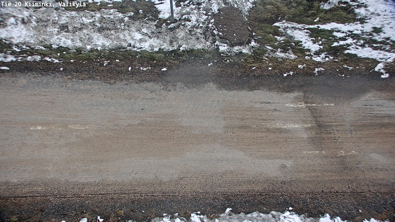 Weather Camera Image Väg 20 Uleåborg Kiiminki, Välikylä, Oulu, Pohjois-Pohjanmaa