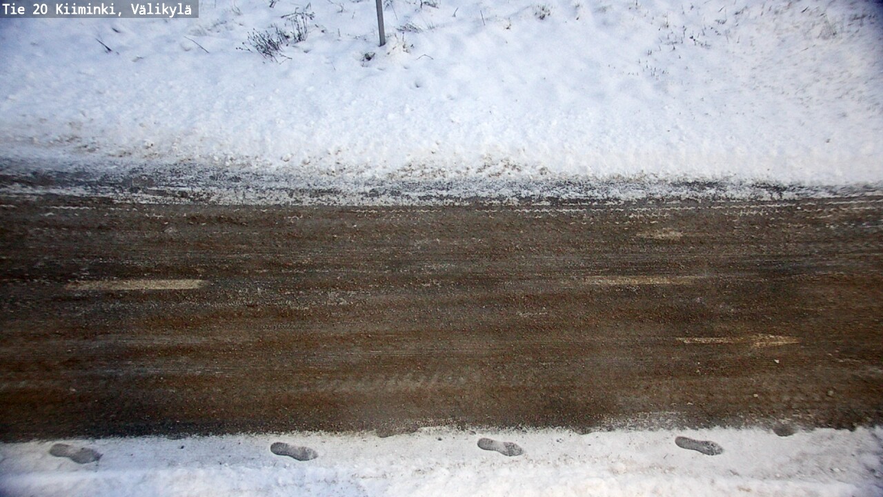 Weather Camera Image Väg 20 Uleåborg Kiiminki, Välikylä, Oulu, Pohjois-Pohjanmaa