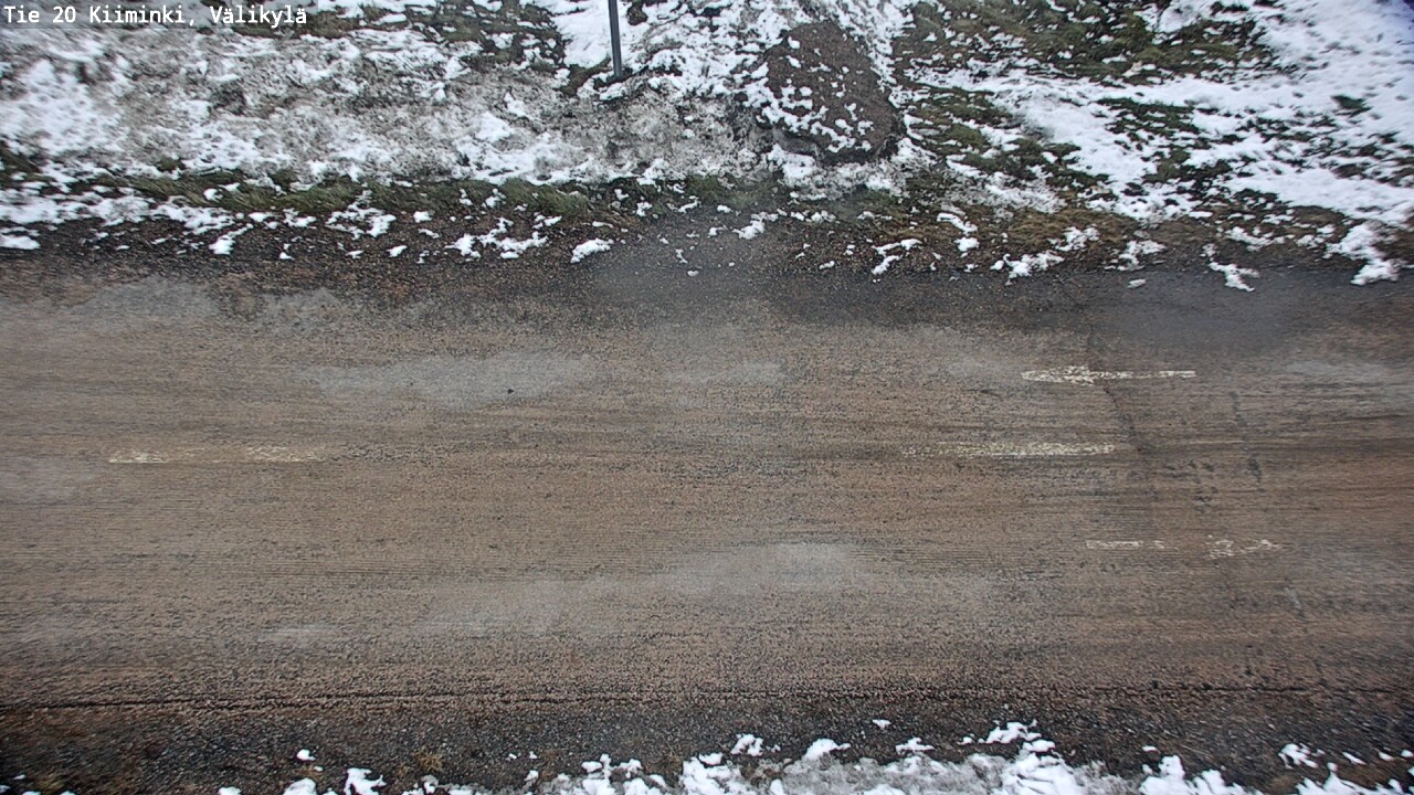 Weather Camera Image Väg 20 Uleåborg Kiiminki, Välikylä, Oulu, Pohjois-Pohjanmaa