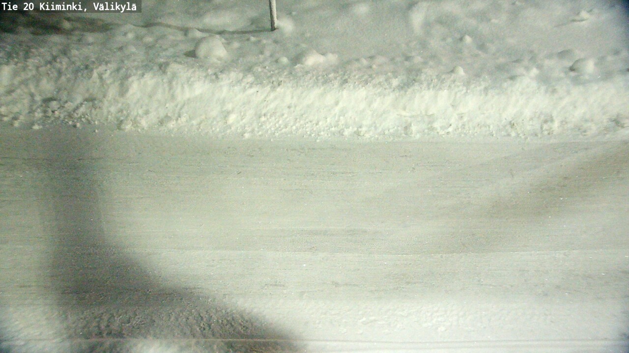 Weather Camera Image Väg 20 Uleåborg Kiiminki, Välikylä, Oulu, Pohjois-Pohjanmaa