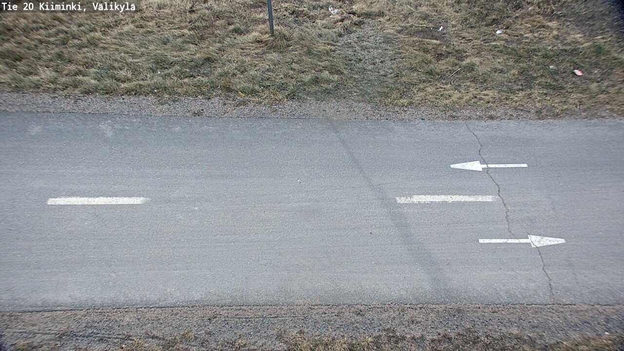 Weather Camera Image Väg 20 Uleåborg Kiiminki, Välikylä, Oulu, Pohjois-Pohjanmaa