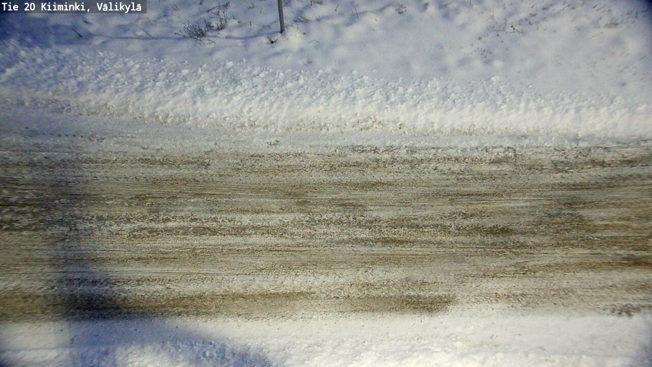 Weather Camera Image Väg 20 Uleåborg Kiiminki, Välikylä, Oulu, Pohjois-Pohjanmaa