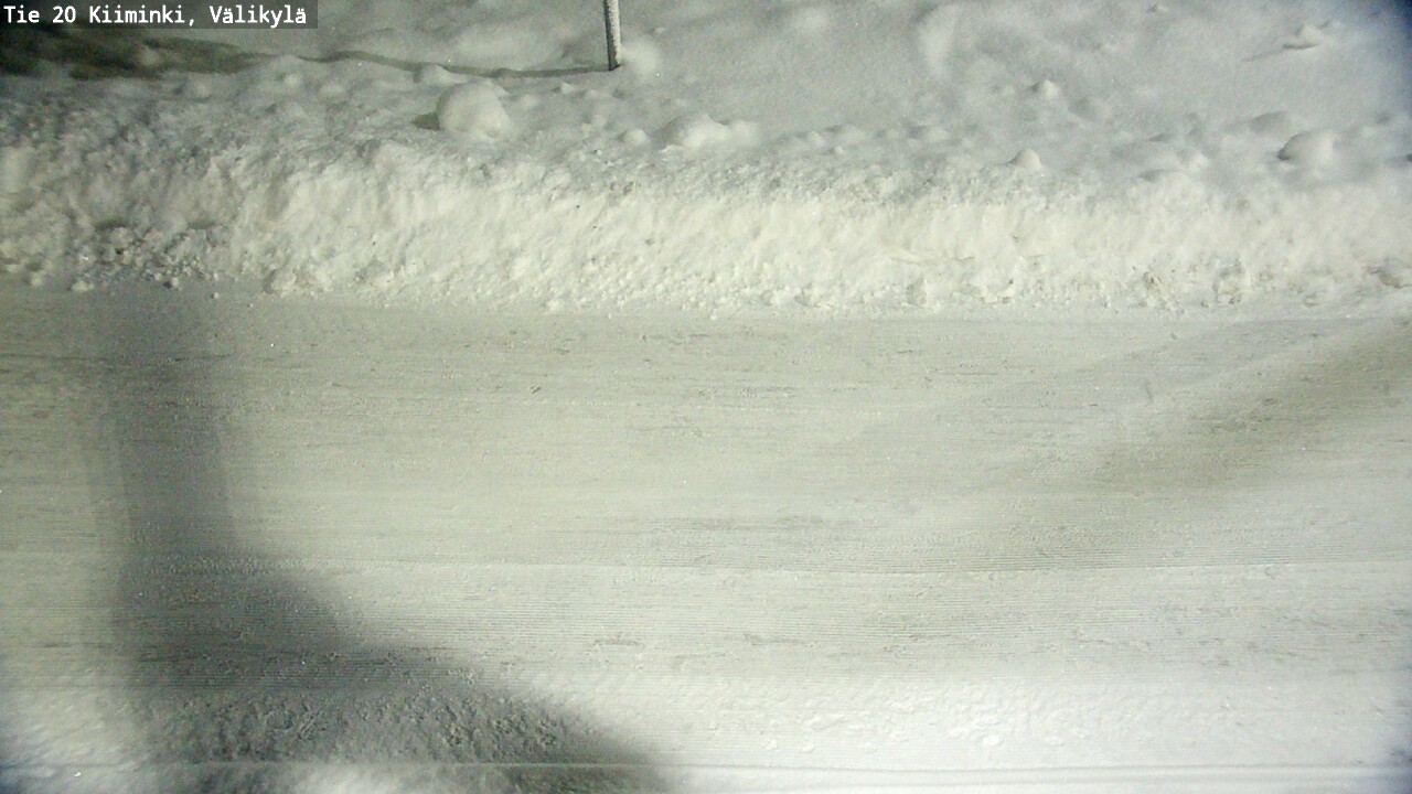 Weather Camera Image Väg 20 Uleåborg Kiiminki, Välikylä, Oulu, Pohjois-Pohjanmaa