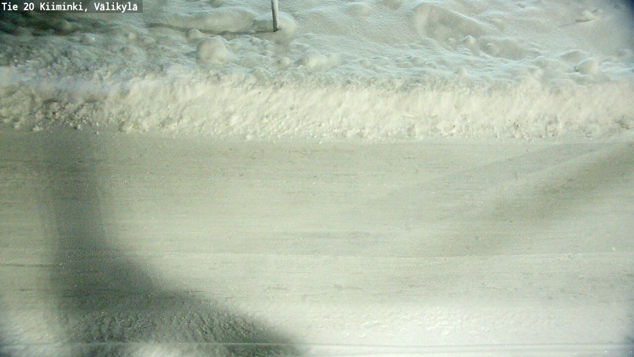 Weather Camera Image Väg 20 Uleåborg Kiiminki, Välikylä, Oulu, Pohjois-Pohjanmaa