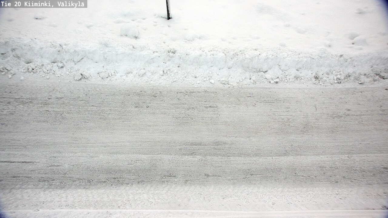Weather Camera Image Väg 20 Uleåborg Kiiminki, Välikylä, Oulu, Pohjois-Pohjanmaa
