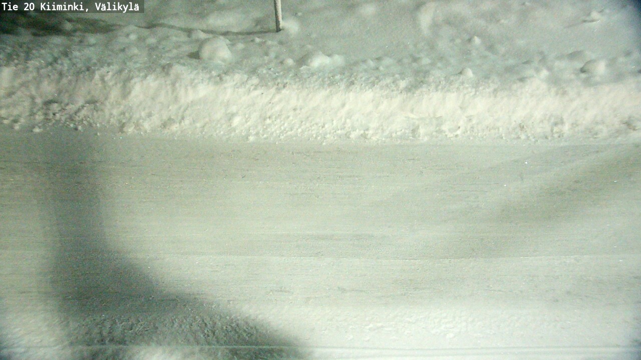 Weather Camera Image Väg 20 Uleåborg Kiiminki, Välikylä, Oulu, Pohjois-Pohjanmaa