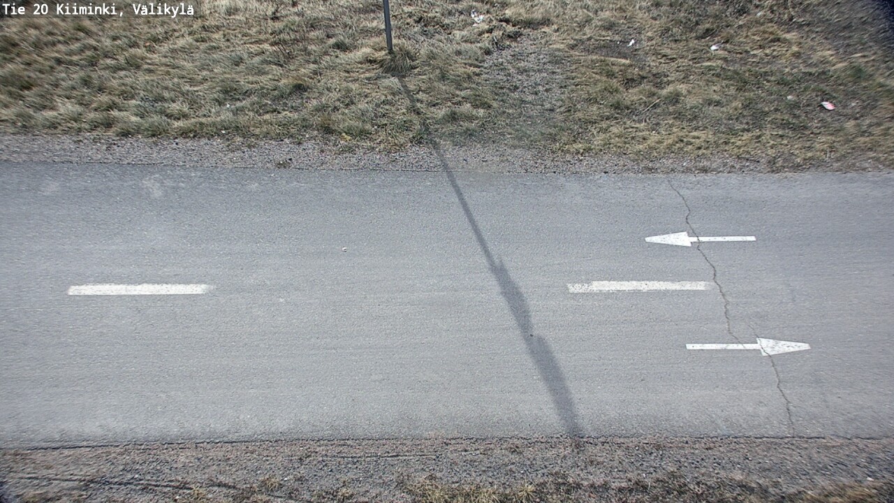 Weather Camera Image Väg 20 Uleåborg Kiiminki, Välikylä, Oulu, Pohjois-Pohjanmaa
