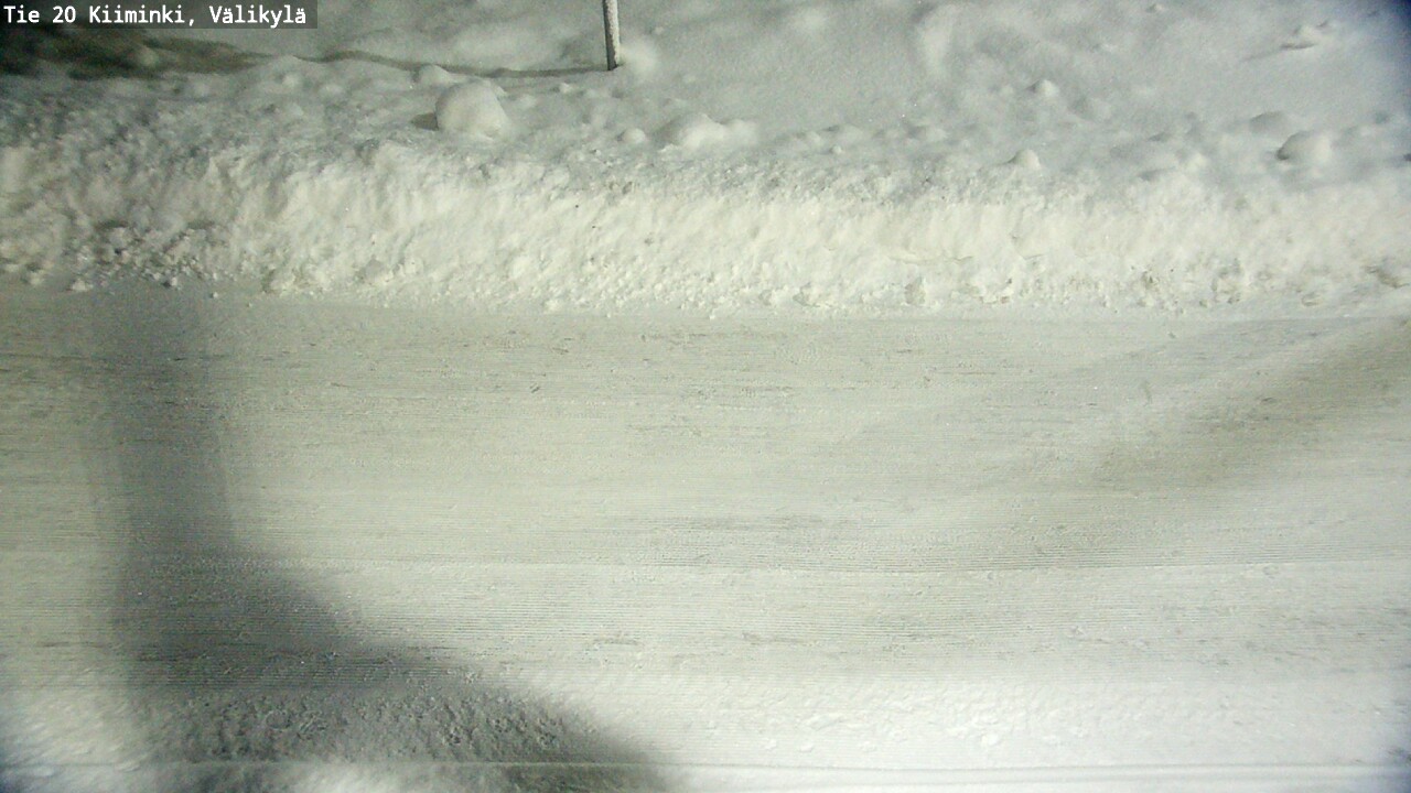 Weather Camera Image Väg 20 Uleåborg Kiiminki, Välikylä, Oulu, Pohjois-Pohjanmaa
