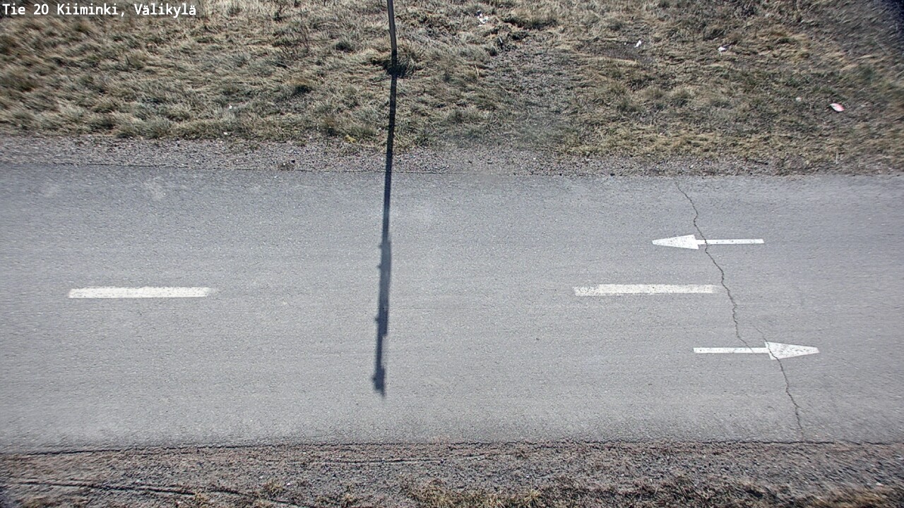 Weather Camera Image Väg 20 Uleåborg Kiiminki, Välikylä, Oulu, Pohjois-Pohjanmaa