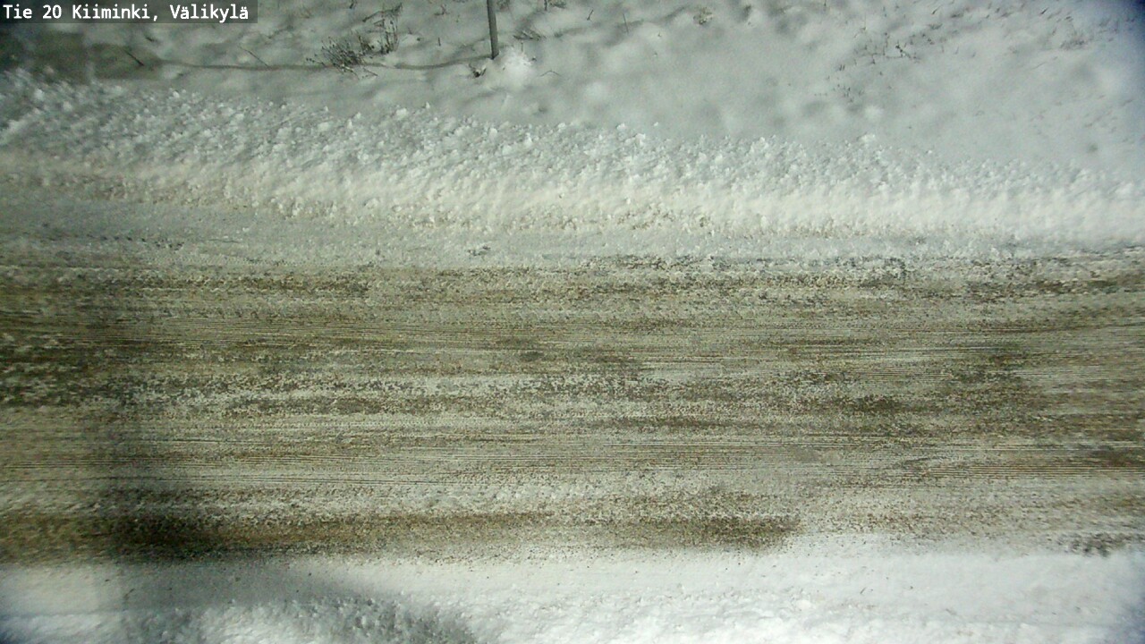 Weather Camera Image Väg 20 Uleåborg Kiiminki, Välikylä, Oulu, Pohjois-Pohjanmaa
