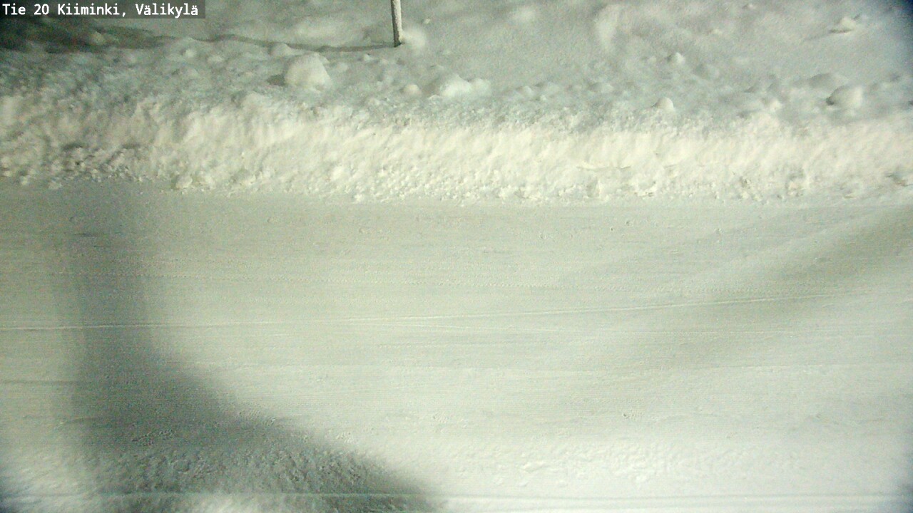Weather Camera Image Väg 20 Uleåborg Kiiminki, Välikylä, Oulu, Pohjois-Pohjanmaa