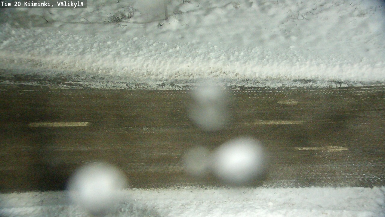 Weather Camera Image Väg 20 Uleåborg Kiiminki, Välikylä, Oulu, Pohjois-Pohjanmaa