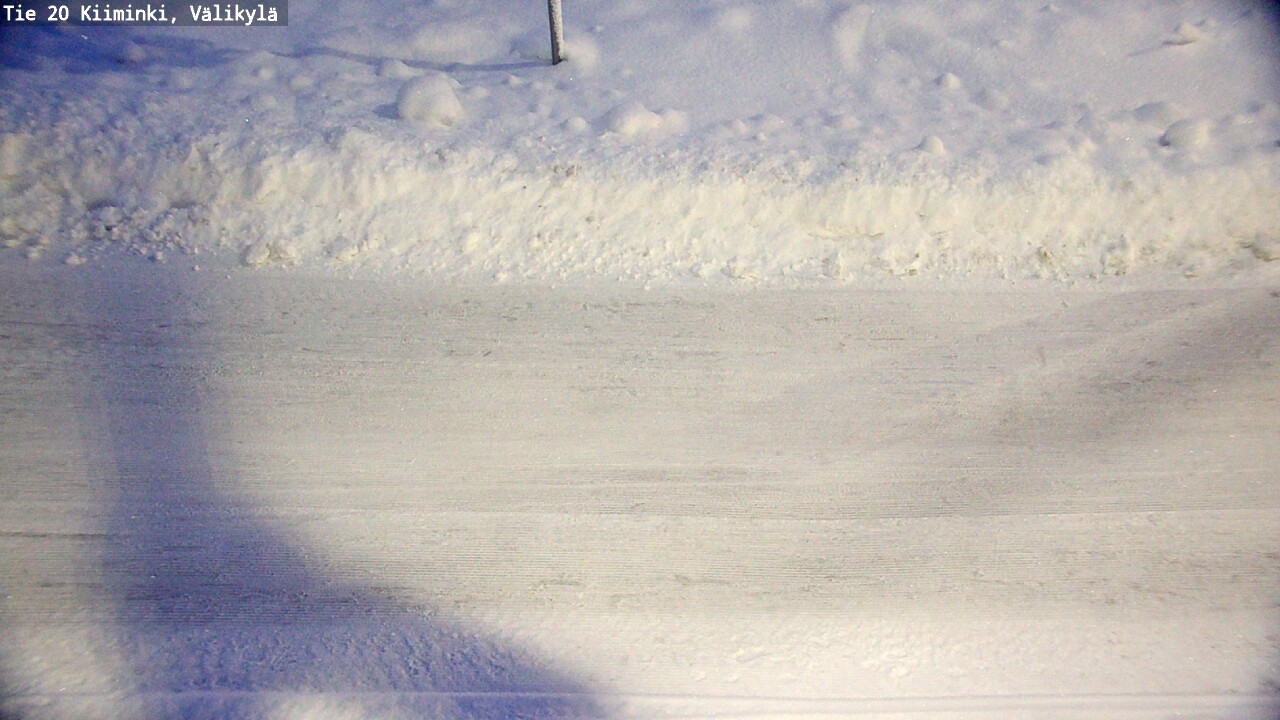Weather Camera Image Väg 20 Uleåborg Kiiminki, Välikylä, Oulu, Pohjois-Pohjanmaa
