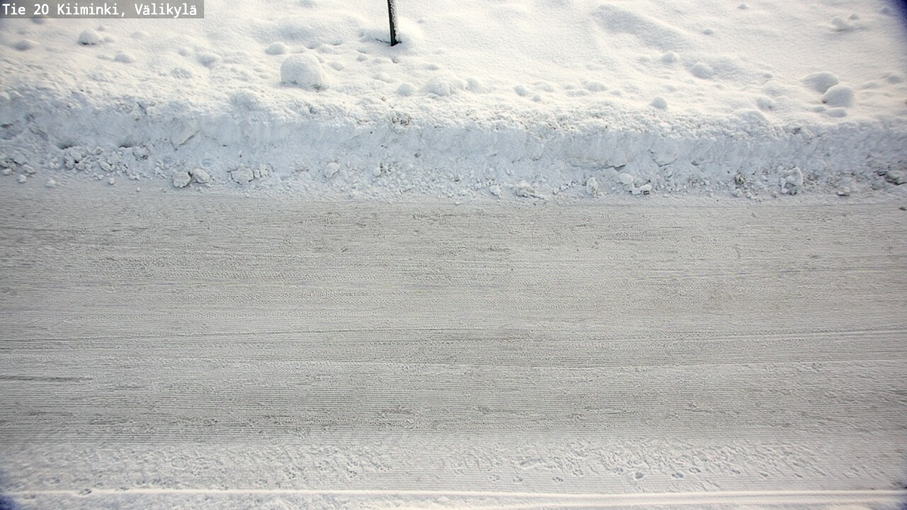Weather Camera Image Väg 20 Uleåborg Kiiminki, Välikylä, Oulu, Pohjois-Pohjanmaa