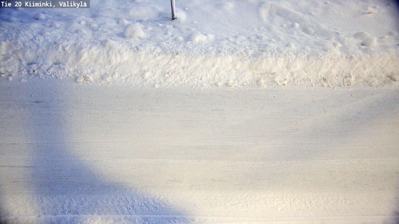 Weather Camera Image Road 20 Oulu Kiiminki, Välikylä, Oulu, Pohjois-Pohjanmaa