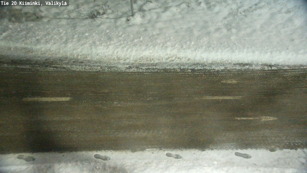 Weather Camera Image Väg 20 Uleåborg Kiiminki, Välikylä, Oulu, Pohjois-Pohjanmaa
