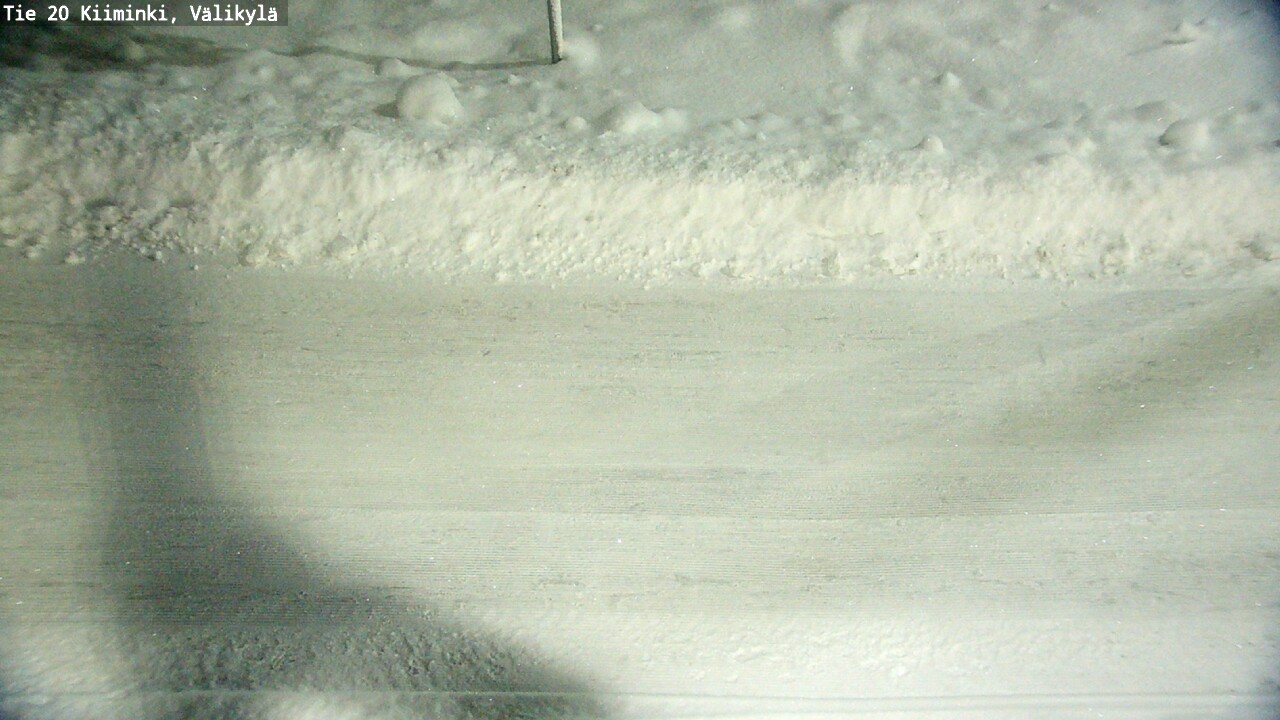 Weather Camera Image Väg 20 Uleåborg Kiiminki, Välikylä, Oulu, Pohjois-Pohjanmaa