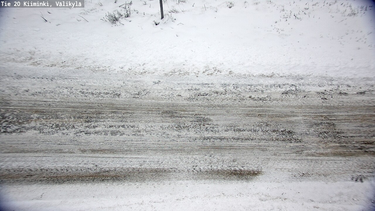 Weather Camera Image Väg 20 Uleåborg Kiiminki, Välikylä, Oulu, Pohjois-Pohjanmaa