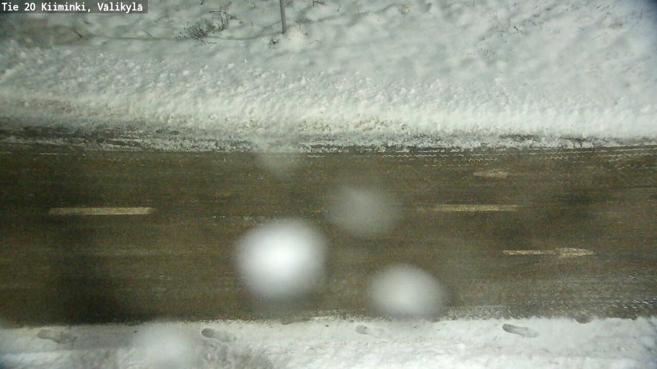 Weather Camera Image Väg 20 Uleåborg Kiiminki, Välikylä, Oulu, Pohjois-Pohjanmaa