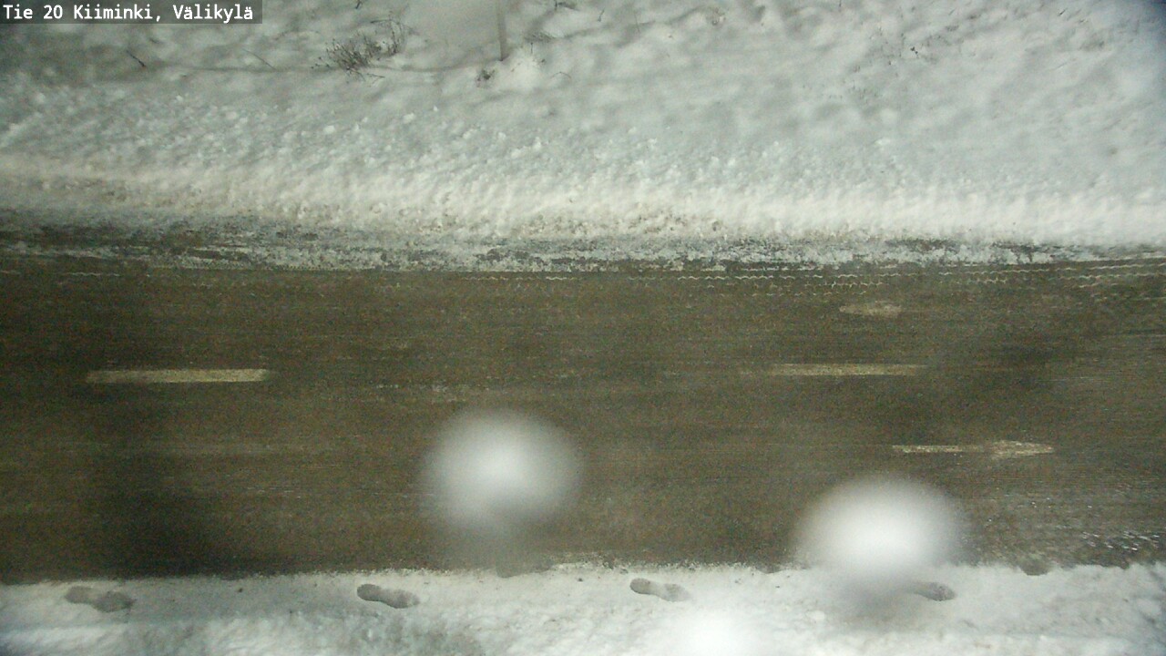 Weather Camera Image Väg 20 Uleåborg Kiiminki, Välikylä, Oulu, Pohjois-Pohjanmaa