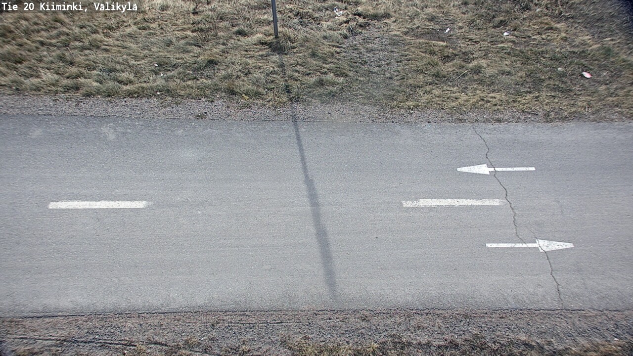 Weather Camera Image Väg 20 Uleåborg Kiiminki, Välikylä, Oulu, Pohjois-Pohjanmaa