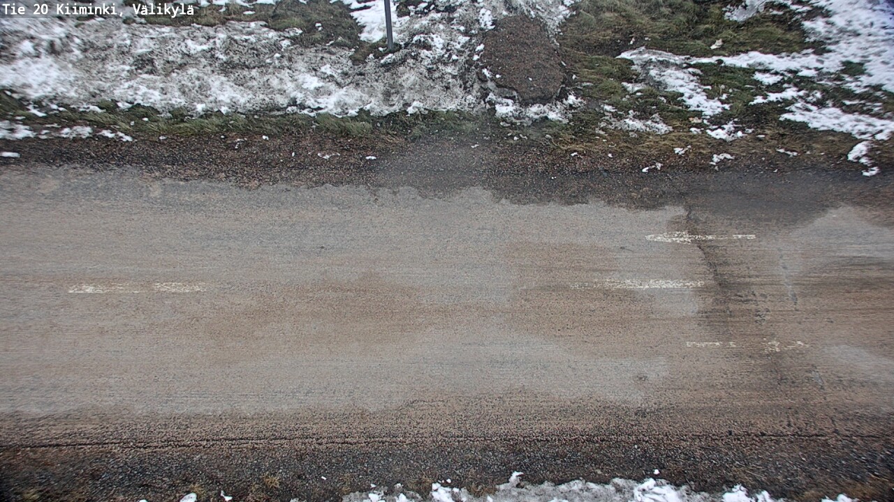 Weather Camera Image Väg 20 Uleåborg Kiiminki, Välikylä, Oulu, Pohjois-Pohjanmaa