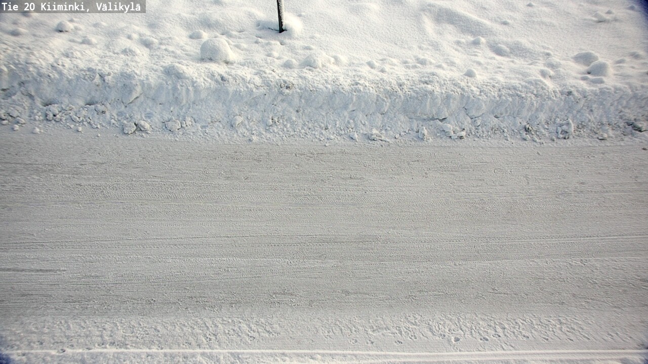 Weather Camera Image Väg 20 Uleåborg Kiiminki, Välikylä, Oulu, Pohjois-Pohjanmaa