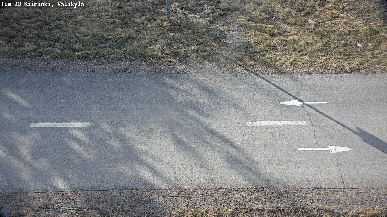 Weather Camera Image Väg 20 Uleåborg Kiiminki, Välikylä, Oulu, Pohjois-Pohjanmaa