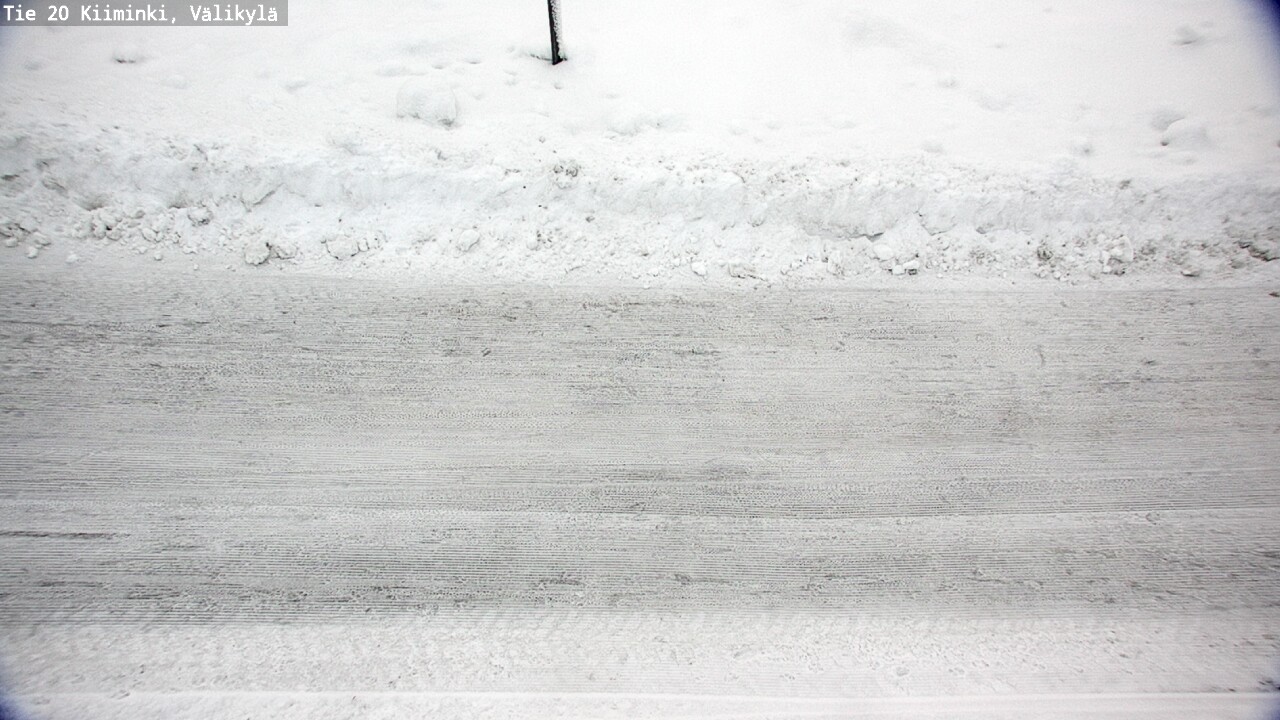 Weather Camera Image Väg 20 Uleåborg Kiiminki, Välikylä, Oulu, Pohjois-Pohjanmaa