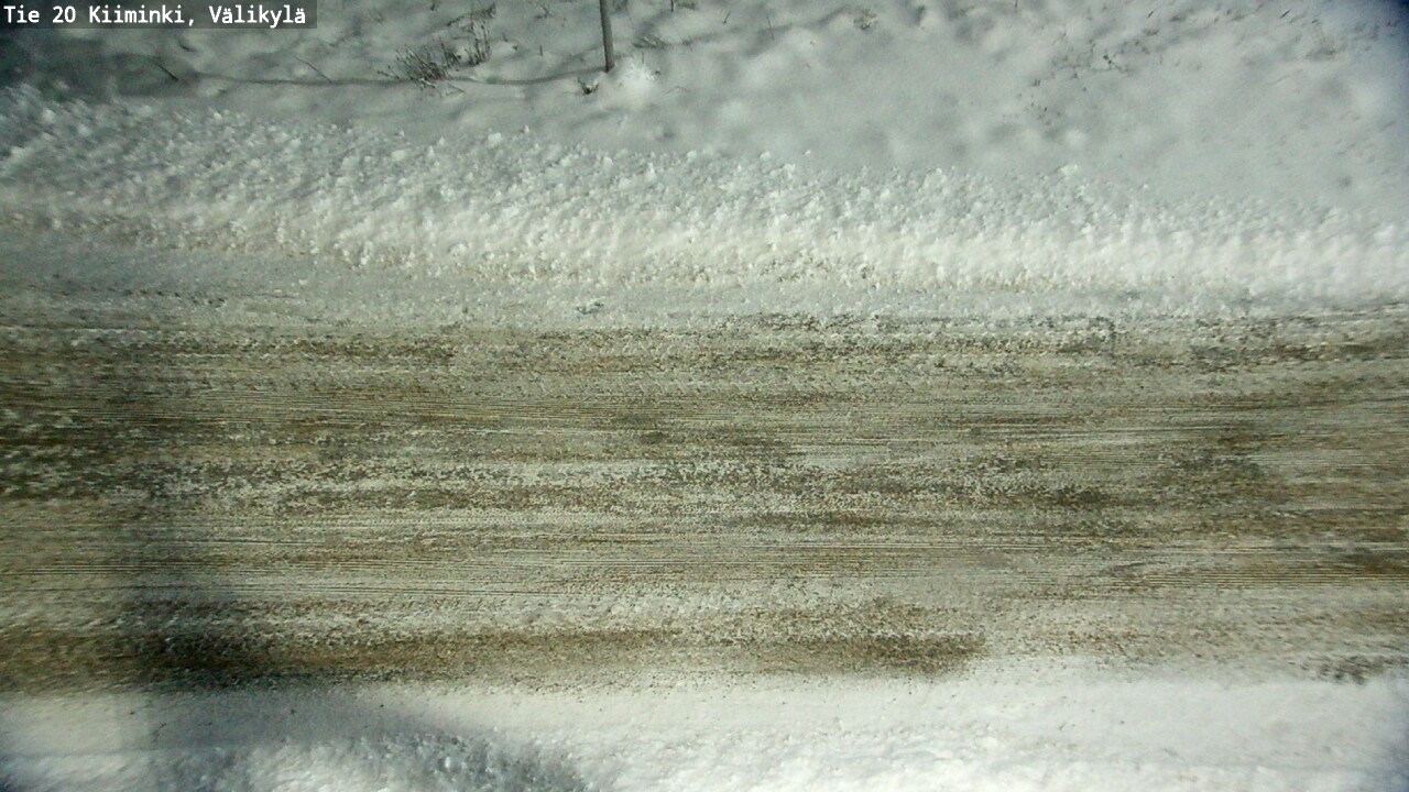 Weather Camera Image Väg 20 Uleåborg Kiiminki, Välikylä, Oulu, Pohjois-Pohjanmaa