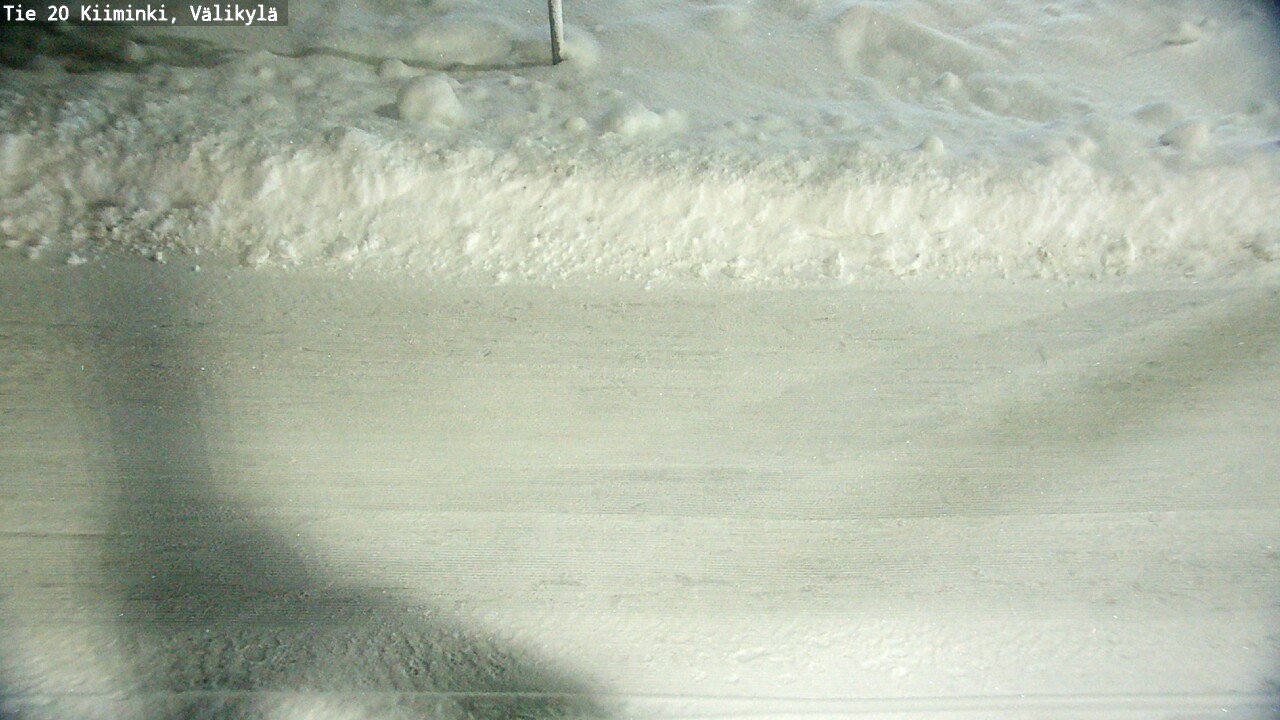 Weather Camera Image Väg 20 Uleåborg Kiiminki, Välikylä, Oulu, Pohjois-Pohjanmaa