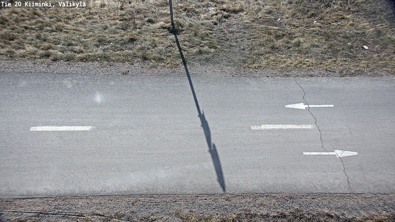 Weather Camera Image Väg 20 Uleåborg Kiiminki, Välikylä, Oulu, Pohjois-Pohjanmaa
