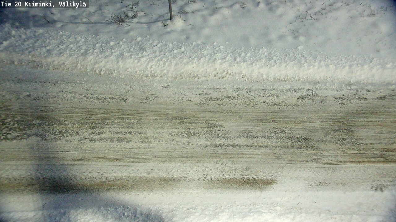 Weather Camera Image Väg 20 Uleåborg Kiiminki, Välikylä, Oulu, Pohjois-Pohjanmaa