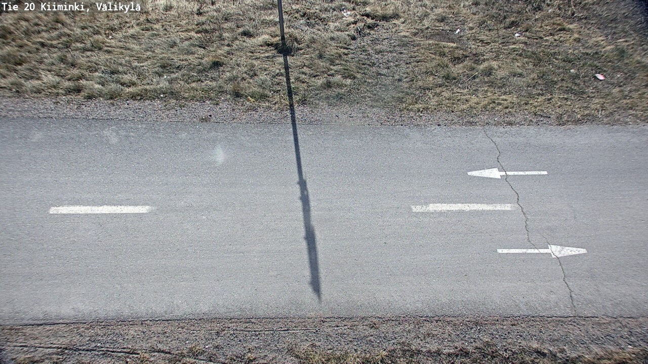 Weather Camera Image Väg 20 Uleåborg Kiiminki, Välikylä, Oulu, Pohjois-Pohjanmaa