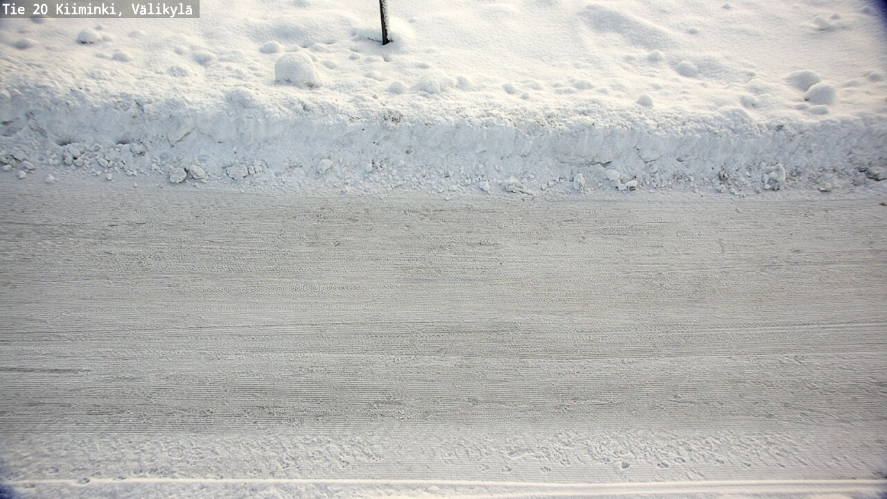 Weather Camera Image Väg 20 Uleåborg Kiiminki, Välikylä, Oulu, Pohjois-Pohjanmaa
