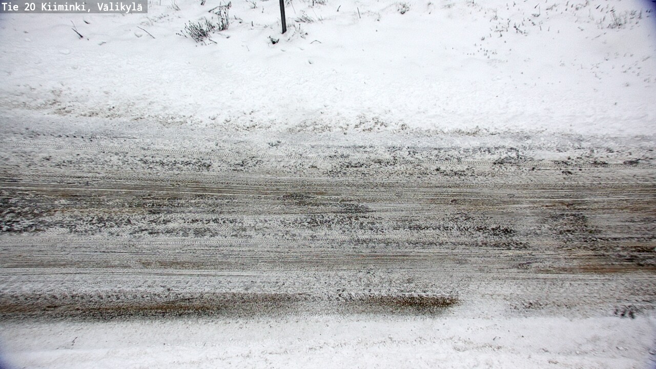 Weather Camera Image Väg 20 Uleåborg Kiiminki, Välikylä, Oulu, Pohjois-Pohjanmaa